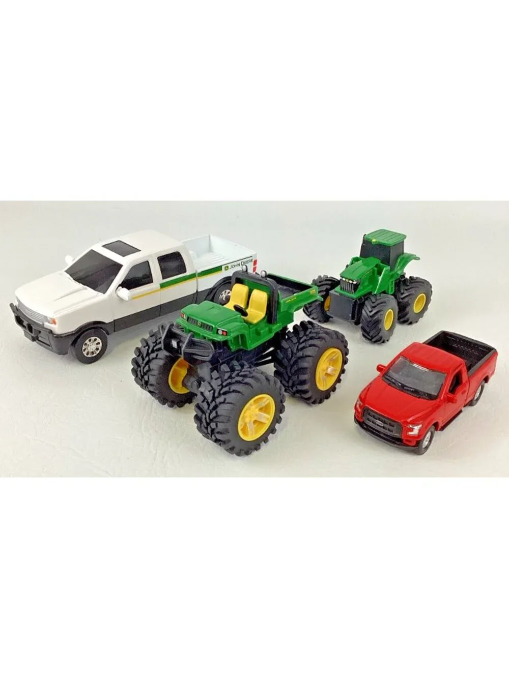 Ertl John Deere Monster Treads 4x4 Gator Farm Tractor Pickup Trucks F-150 Bundle